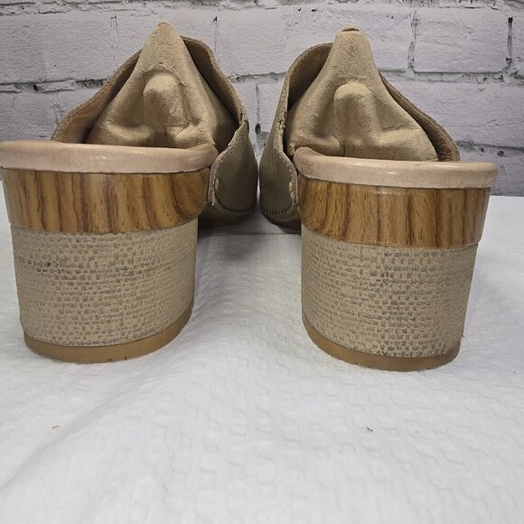 DANSKO MACI SANDALS PLATFORM SOLE WOMENS EURO SIZE 40 US SIZE 9.5 TAUPE COLOR - Picture 2 of 12
